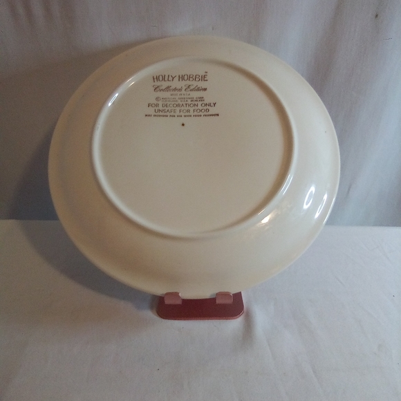 Holly Hobbie Plate Collector's Edition 1972 American Greetings 10.5” Pre-owned - Picture 8 of 9